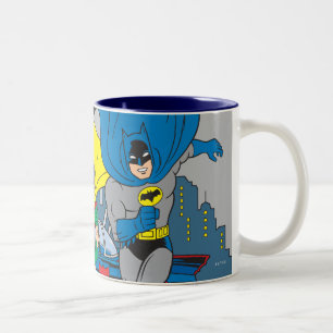 Batman und Robin laufen Zweifarbige Tasse