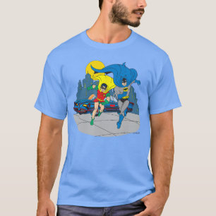 Batman und Robin Mitternacht Gotham Retro Vintage T-Shirt