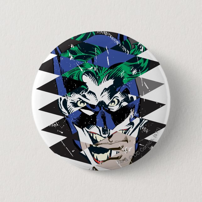 Batman und The Joker Collage Button (Vorderseite)