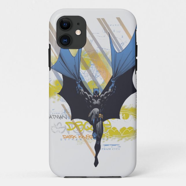 Batman Urban Legends - Dark Knight Graffiti Case-Mate iPhone Hülle (Rückseite)