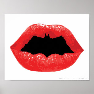 Batman Valentine Becken - Lippen Poster