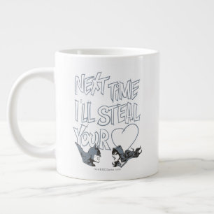 Batman Valentine  Catwoman - ich stehle dir das He Jumbo-Tasse