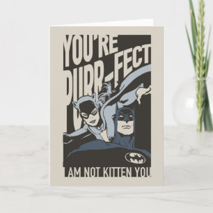Batman Valentine   Catwoman - Sie sind purer Fekt Feiertagskarte