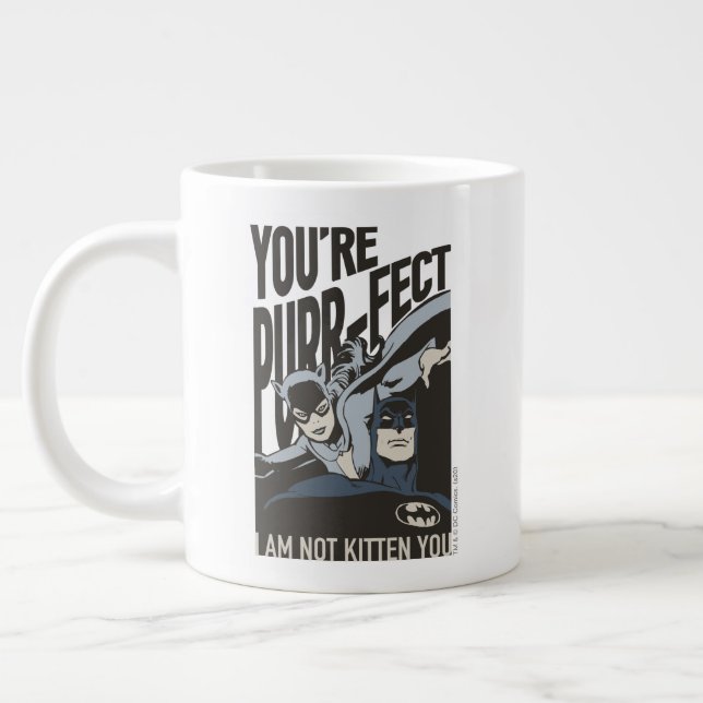 Batman Valentine | Catwoman - Sie sind purer Fekt Jumbo-Tasse (Links)
