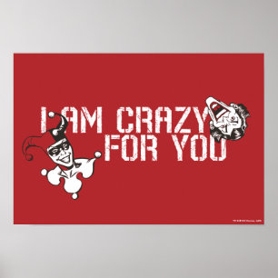 Batman Valentine   Joker & Harley - Crazy für Sie Poster