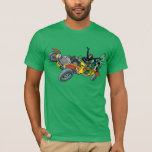 Batman Villains in Jokermobile T-Shirt<br><div class="desc">Batman TV Series (1966)</div>