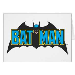 Batman Vintages Blue Black Logo