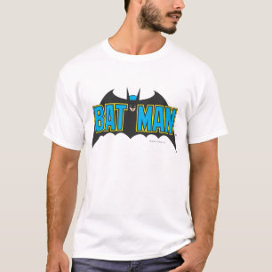 Batman   Vintages Blue Black Logo T-Shirt