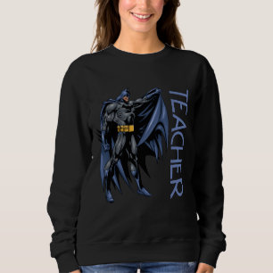 Batman Vollfarben Seitenlehrer Sweatshirt