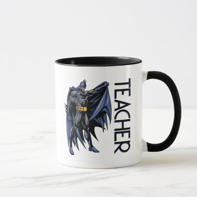 Batman Vollfarben-Seitenlehrer Tasse (Rechts)