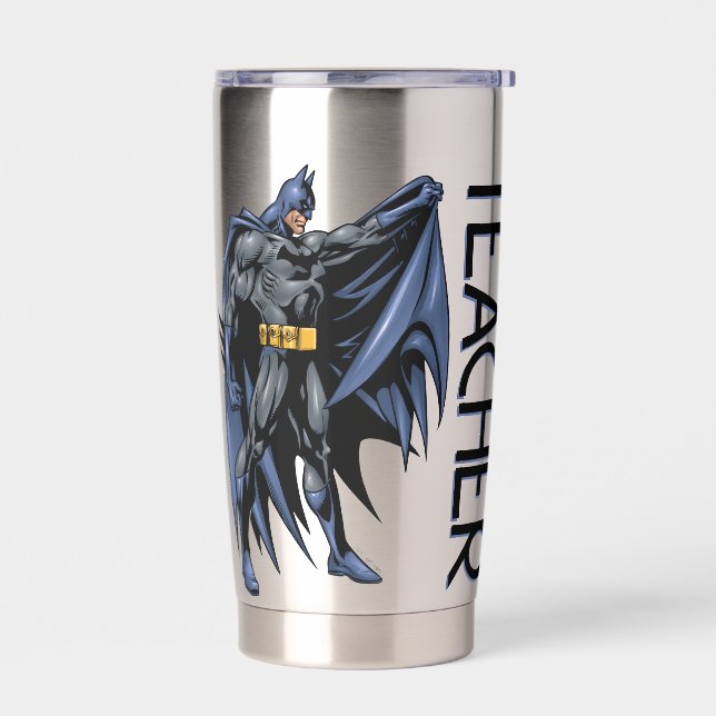 Batman Vollfarben-Seitenlehrer Thermobecher (Links)