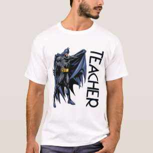 Batman Vollfarbiges Seitenlehrer T-Shirt