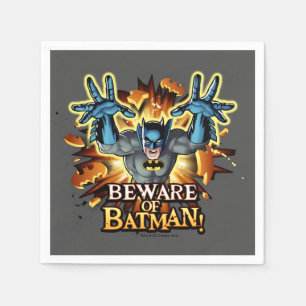 Batman Vorsicht vor Batman Serviette