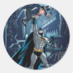 Batman vs. Penguin Runder Aufkleber