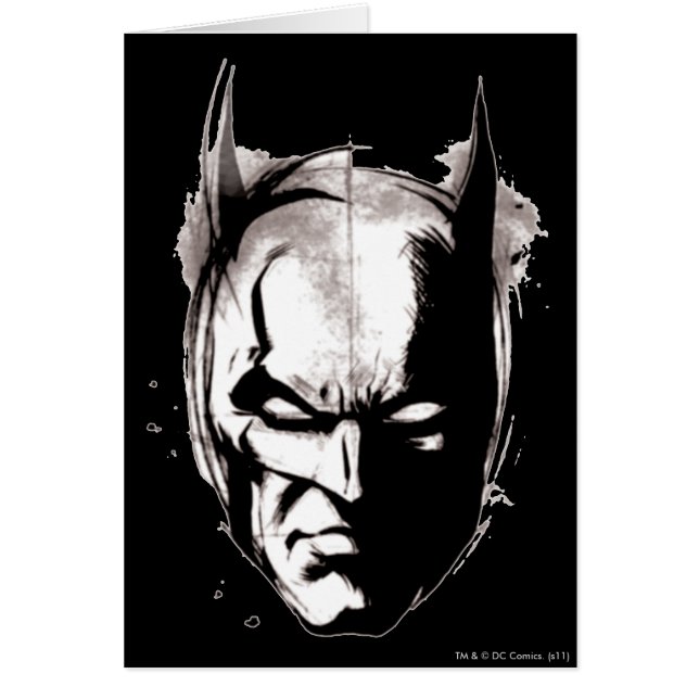 Batman Zeichnete Face (Vorne)