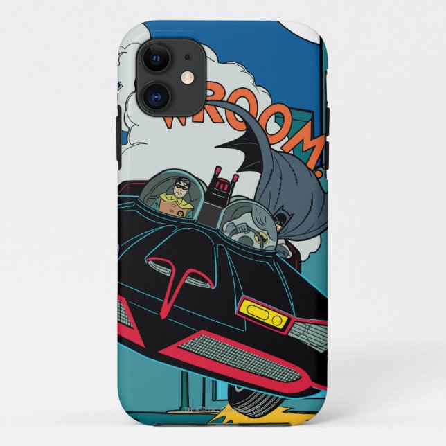Batmobile Wroom! Case-Mate iPhone Hülle (Rückseite)
