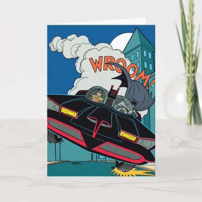 Batmobile Wroom! Karte (Vorderseite)