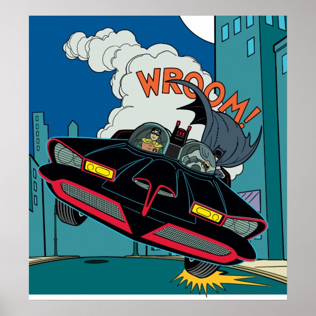 Batmobile Wroom! Poster (Vorne)