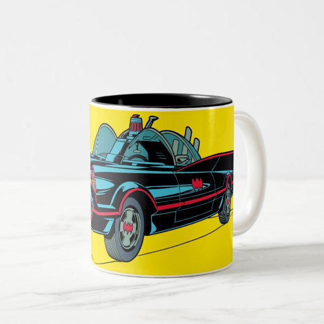 Batmobile Zweifarbige Tasse (VorderseiteRechts)