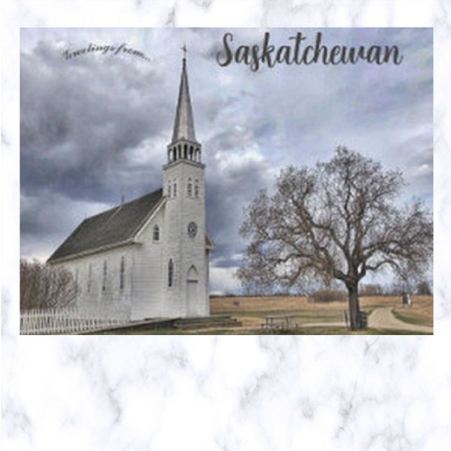 Batoche Church in Batoche Saskatchewan, Kanada Postkarte (Von Creator hochgeladen)