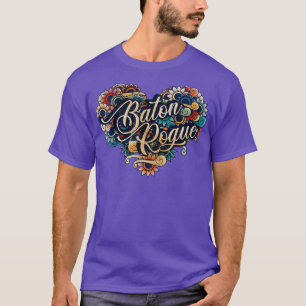 Baton Rogue VIGNETTE VINTAG COLOR T-Shirt