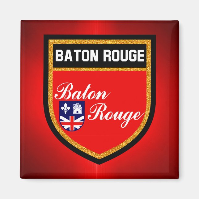 Baton Rouge-Flagge Magnet (Vorne)