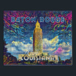 Baton Rouge, Hauptstadt von Louisiana, Serie Visit Puzzle<br><div class="desc">Die Schönheit von Baton Rouge, Louisiana, mit unserem faszinierenden Puzzle aus Puzzle. Dieses Puzzle mit einem atemberaubenden Blick auf die Stadt und den Worten "Visit Louisiana" ist unterhaltsam und lehrreich. Machen Sie sich bereit, eine Reise durch die reizvollen Straßen und die lebendige Kultur von Batpn Rouge aus zu unternehmen, ganz...</div>
