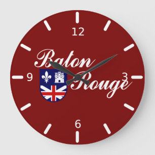 Baton Rouge (Louisiana) Flagge Große Uhr