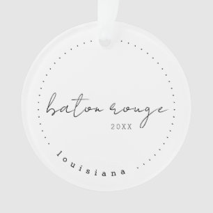 Baton Rouge, Louisiana LA Travel Vereinte Staaten Ornament