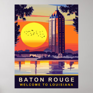 Baton Rouge, Louisiana, Reisen Poster