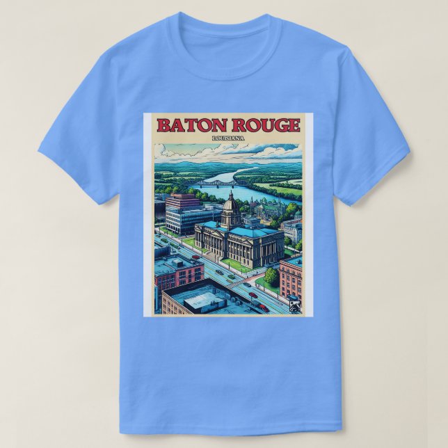 Baton Rouge Louisiana TShirt (Design vorne)