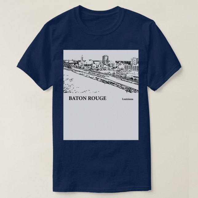 Baton Rouge Louisiana TShirt - 2 (Design vorne)