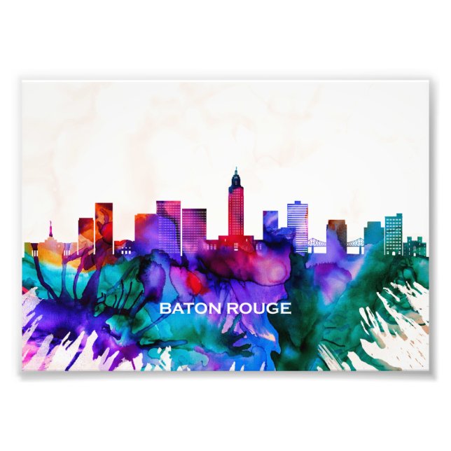 Baton Rouge Skyline Fotodruck (Vorne)