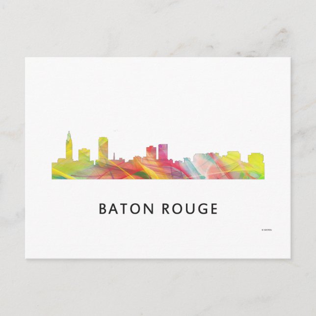 BATON ROUGE SKYLINE WB1 - POSTKARTE (Vorderseite)