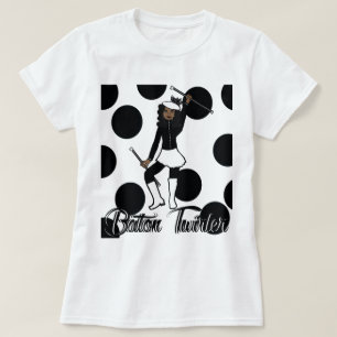 Baton Twirler T - Shirt / Schwarz