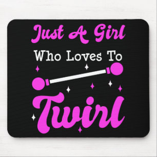 Baton Twirler Twirling Majorette Funny Gift Mousepad