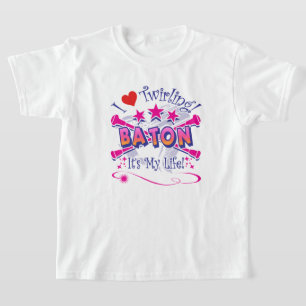 Baton Twirlers, ich Liebe Twirling, Baton T-Shirt