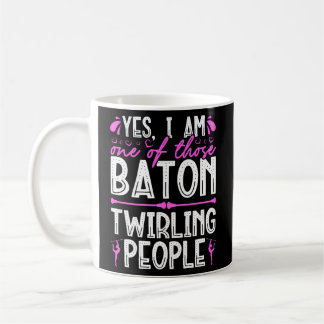 Baton Twirling People Twirler Majorette Dance Gymn Kaffeetasse