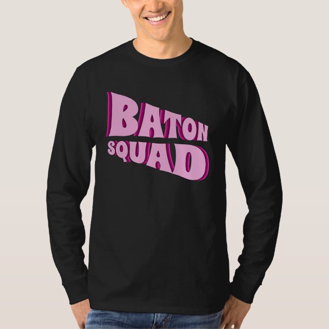 Baton Twirling Squad Majorette  1 T-Shirt (Vorderseite)