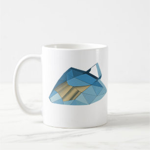 BatRay 2-seitige grafische Tasse