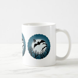 Bats and Trees Against the Moon Kaffeetasse