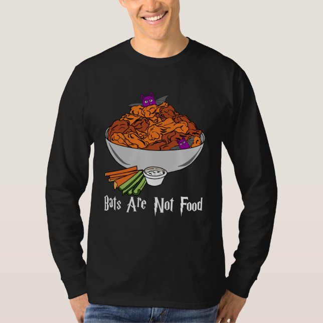 Bats Are Not Food Kids Halloween Pandemic Awarenes T-Shirt (Vorderseite)
