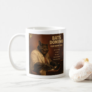 Bats Domino Album: eine Parodie Kaffeetasse