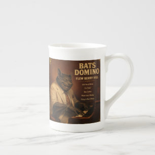 Bats Domino Album: eine Parodie Prozellantasse