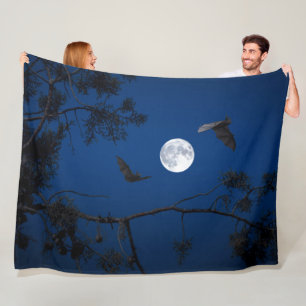 BATS im VOLLEN MOND Fleecedecke