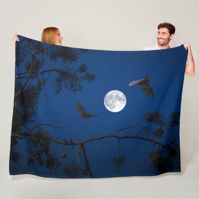 BATS im VOLLEN MOND Fleecedecke (Beispiel)