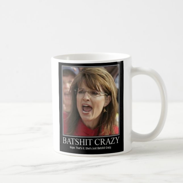 batshit verrückt kaffeetasse (Rechts)