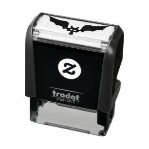 Batshroom Self-Inking Rubber-Briefmarke Permastempel