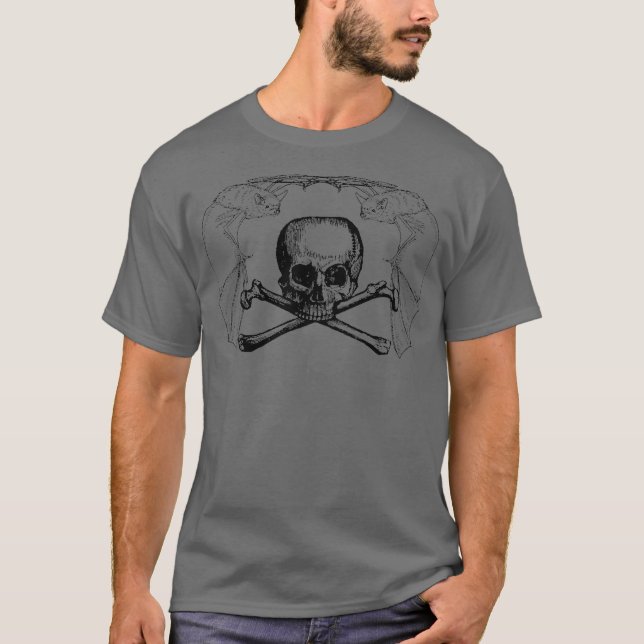batSkullBones T-Shirt (Vorderseite)