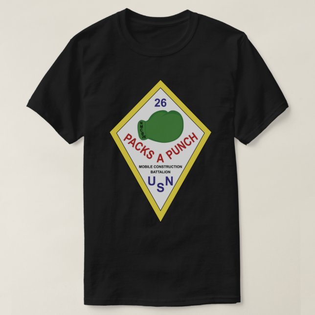 Battalion 26 (NMCB-26) T-Shirt (Design vorne)